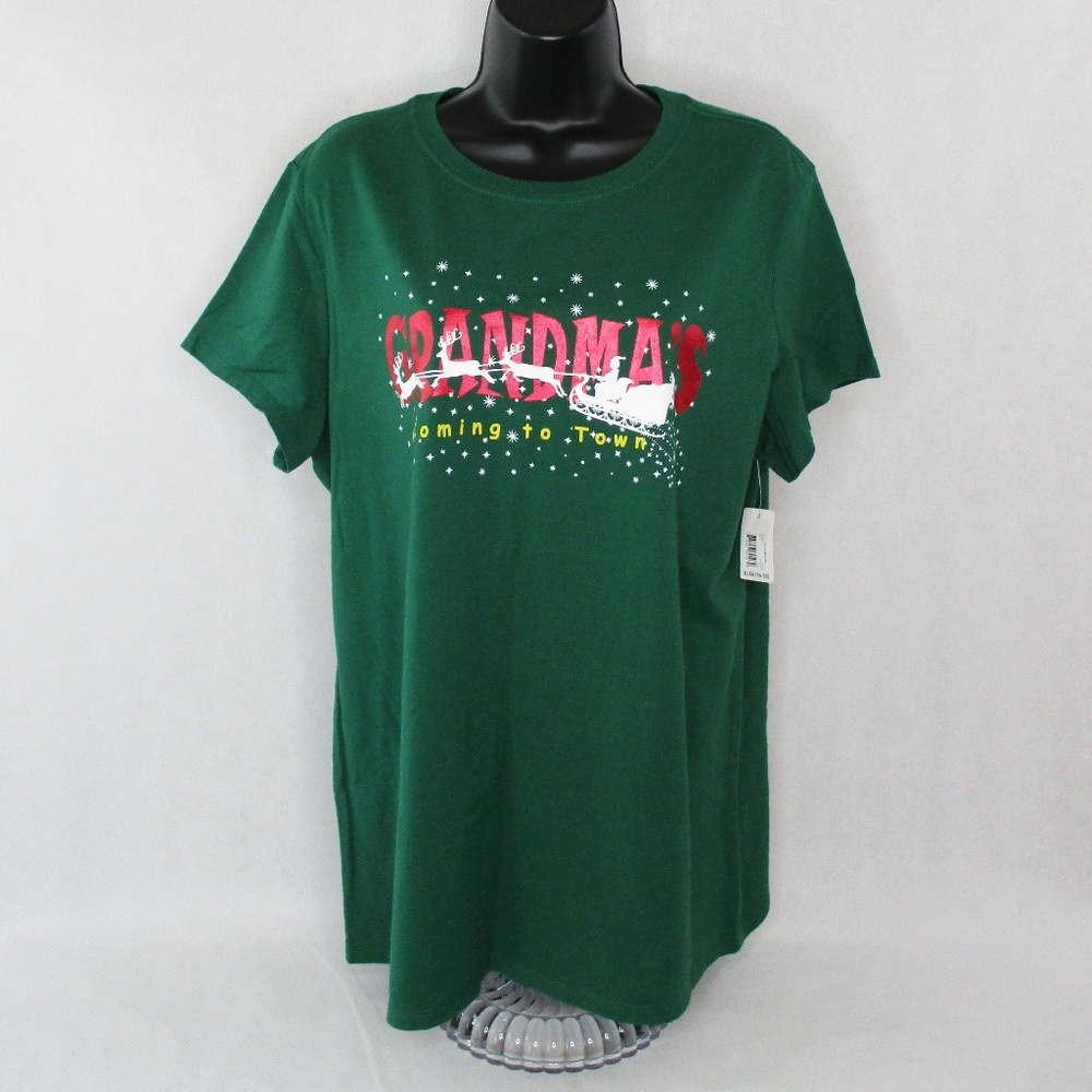 Holiday Time Grandma Is Coming to Town Holiday Tee